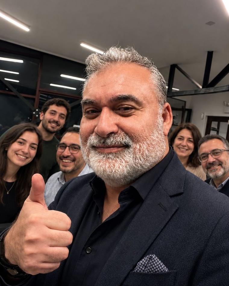 El equipo de VirtualPoint reunido en su oficina de Valdivia